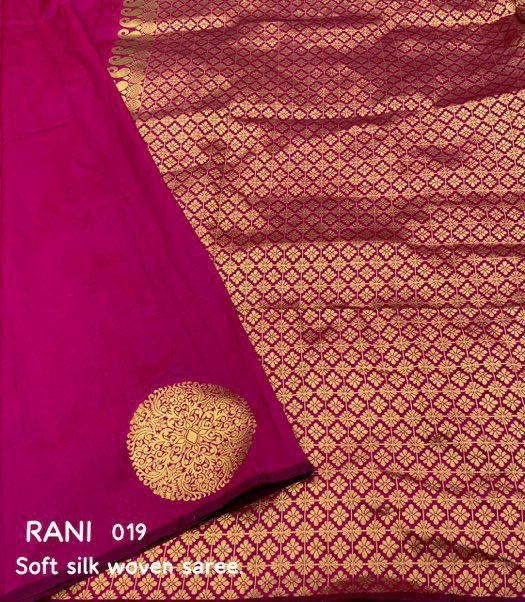 THE BANARASI SAREEIS MADE UP OF SILK THREADS WOVEN USING