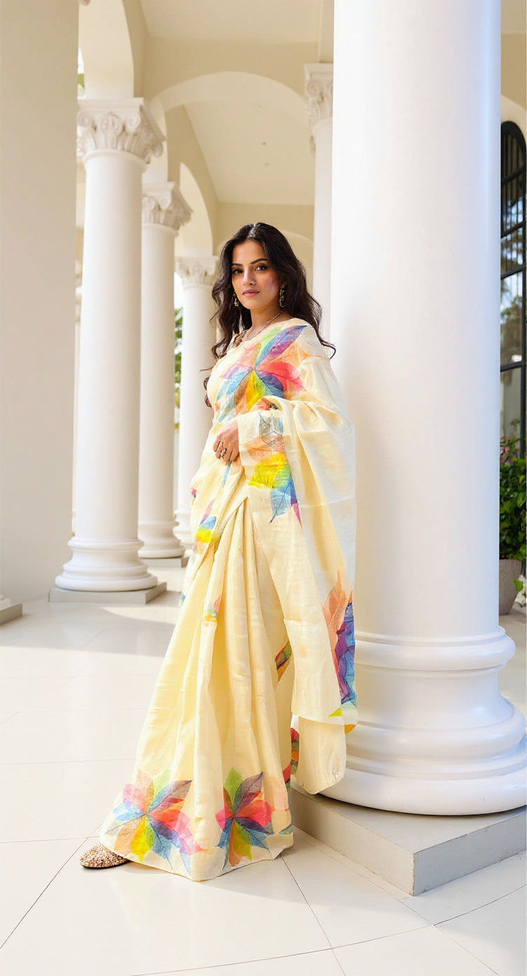BEAUTIFUL DIGITAL PRINTED COTTON SAREE